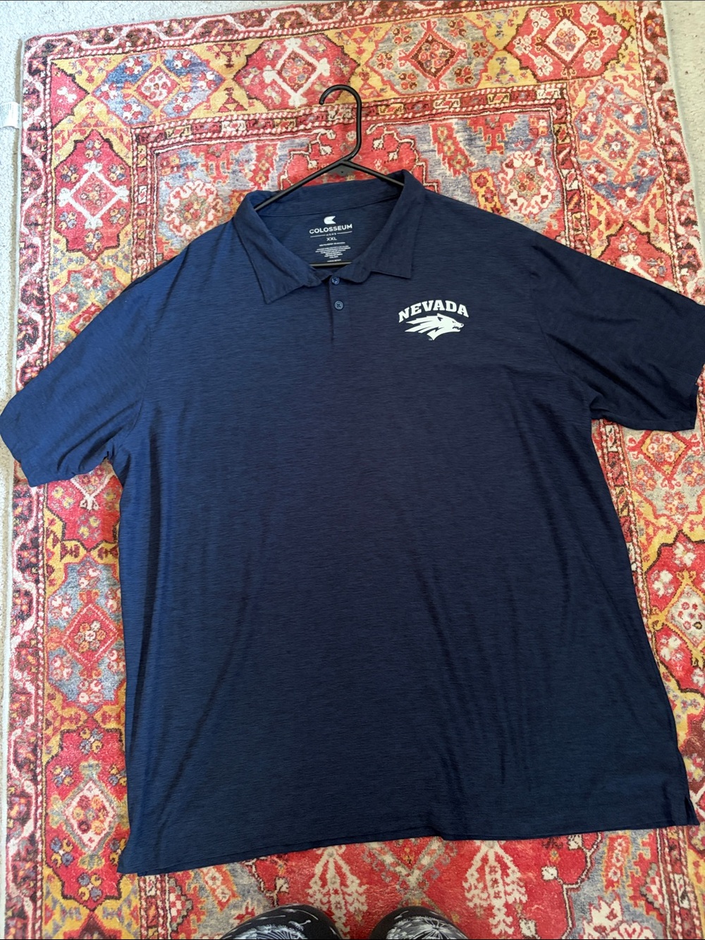 Colosseum Men's Navy Nevada Polo Shirt
